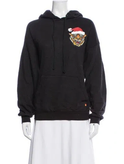 Pre-owned Aviator Nation Graphic Print Jacket In Black