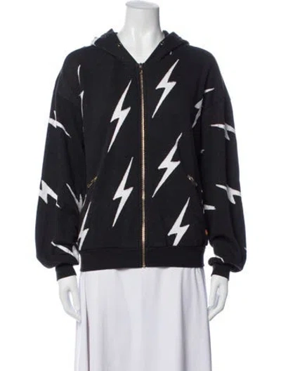 Pre-owned Aviator Nation Graphic Print Jacket In Blue
