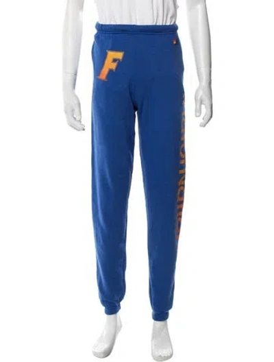 Pre-owned Aviator Nation Graphic Print Lounge Bottoms In Blue