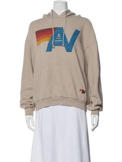 Pre-owned Aviator Nation Graphic Print Lounge Set In Neutral