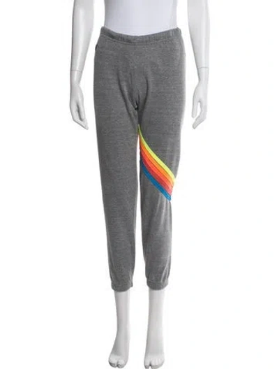 Pre-owned Aviator Nation Graphic Print Sweatpants In Blue