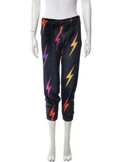 Pre-owned Aviator Nation Graphic Print Sweatpants In Blue