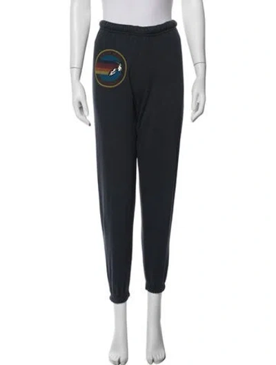 Pre-owned Aviator Nation Graphic Print Sweatpants In Blue