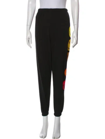 Pre-owned Aviator Nation Graphic Print Sweatpants In Gray