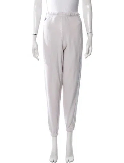 Pre-owned Aviator Nation Grosgrain Trim Sweatpants In Neutrals