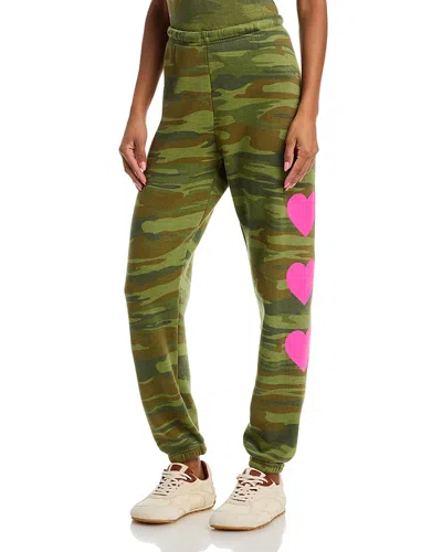 Aviator Nation Heart Stitch Sweatpants - Exclusive In Green