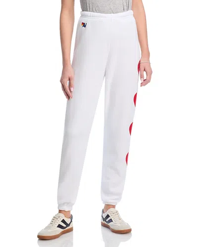 Aviator Nation Sweatpants In White