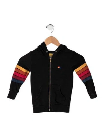 Pre-owned Aviator Nation Babies' Hooded Sweatshirt In Grey