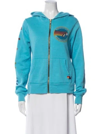 Pre-owned Aviator Nation Jacket In Blue