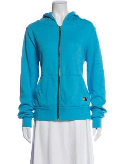 Pre-owned Aviator Nation Jacket In Blue