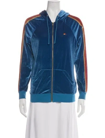 Pre-owned Aviator Nation Jacket In Blue