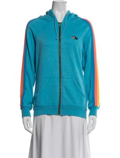 Pre-owned Aviator Nation Jacket In Blue