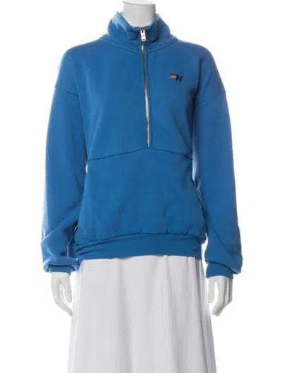 Pre-owned Aviator Nation Jacket In Blue