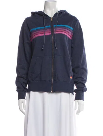 Pre-owned Aviator Nation Jacket In Blue