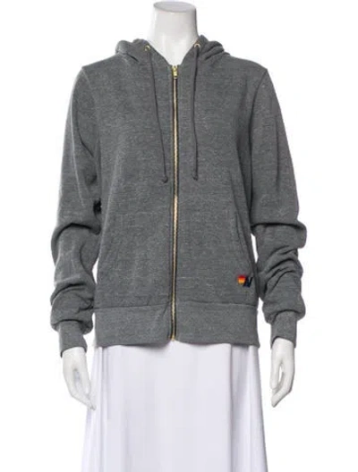Pre-owned Aviator Nation Jacket In Gray