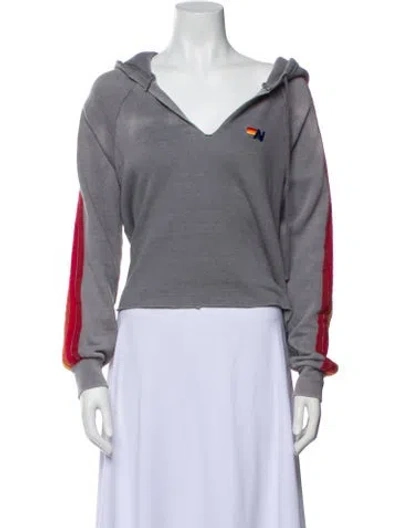 Pre-owned Aviator Nation Jacket In Gray