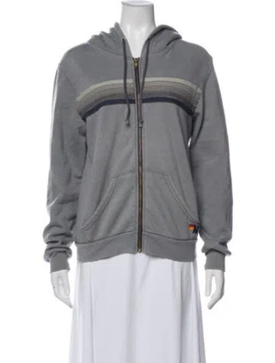 Pre-owned Aviator Nation Jacket In Gray