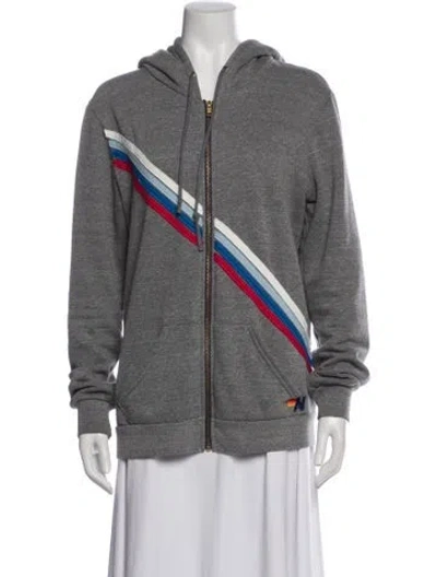 Pre-owned Aviator Nation Jacket In Gray
