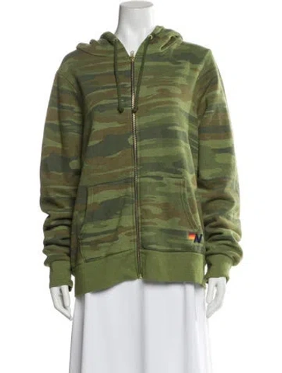Pre-owned Aviator Nation Jacket In Green