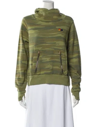 Pre-owned Aviator Nation Jacket In Green