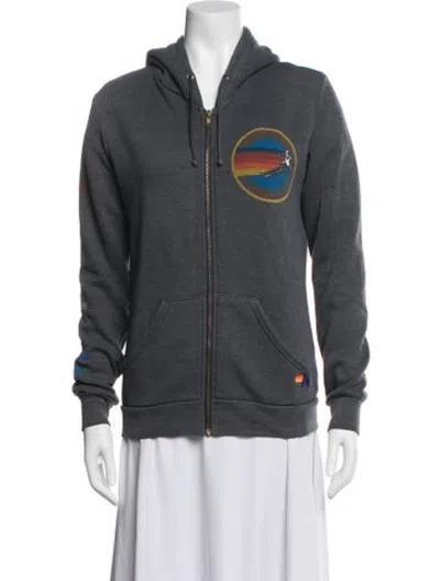 Pre-owned Aviator Nation Jacket In Grey