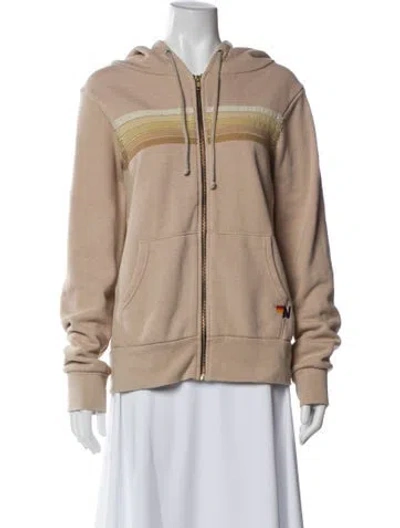 Pre-owned Aviator Nation Jacket In Neutral
