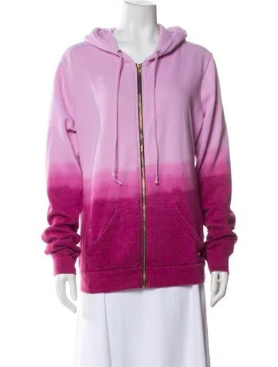 Pre-owned Aviator Nation Jacket In Pink
