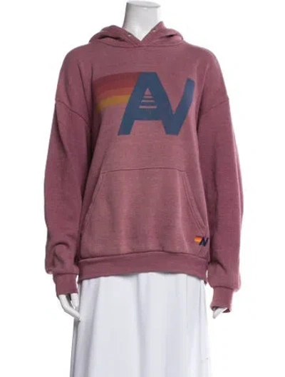 Pre-owned Aviator Nation Jacket In Pink