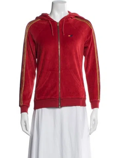 Pre-owned Aviator Nation Jacket In Red