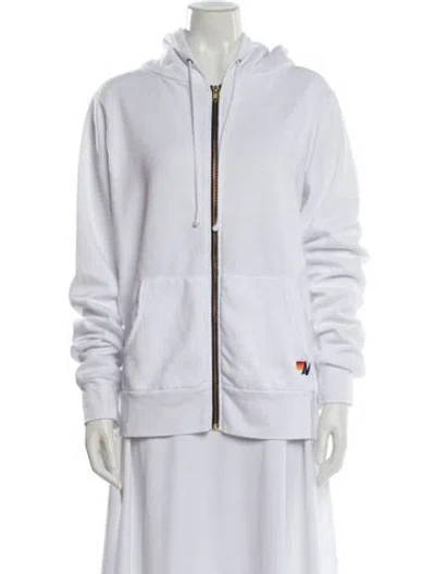 Pre-owned Aviator Nation Jacket In White