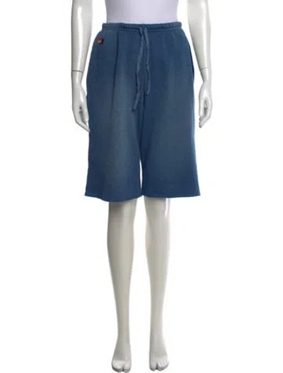 Pre-owned Aviator Nation Knee-length Shorts In Blue