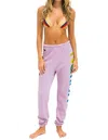 Aviator Nation Rainbow Logo Sweatpants In Multi