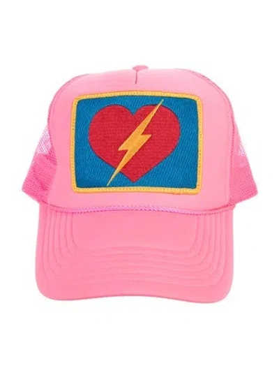 Pre-owned Aviator Nation Logo Baseball Cap In Pink