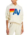 Aviator Nation Logo Graphic Hoodie In Vintage White
