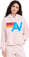 Aviator Nation Logo Pullover Hoodie Light Pink In Pink