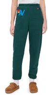 Aviator Nation Logo Sweatpants Forest In Forest