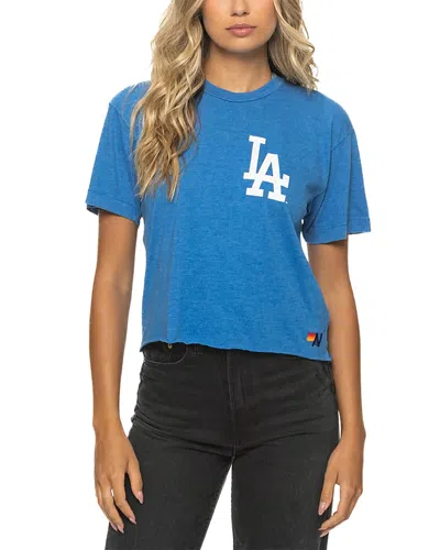 Aviator Nation Los Angeles Dodgers 2026 Graphic Boyfriend Tee In Cobalt
