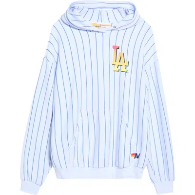 Aviator Nation Los Angeles Dodgers Graphic Hoodie In Blue