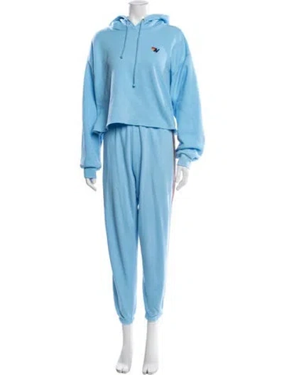 Pre-owned Aviator Nation Lounge Set In Blue