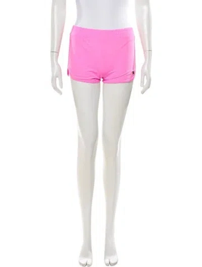 Pre-owned Aviator Nation Kids' Mini Jogger Shorts In Pink