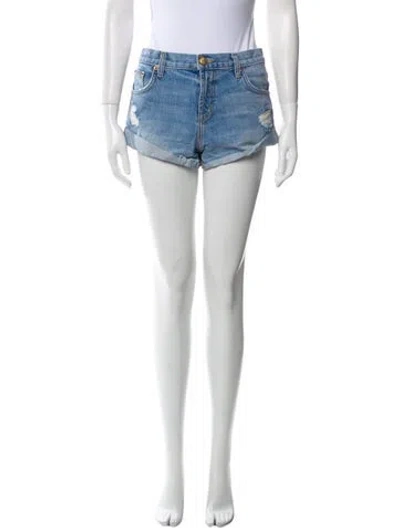 Pre-owned Aviator Nation Mini Shorts In Blue