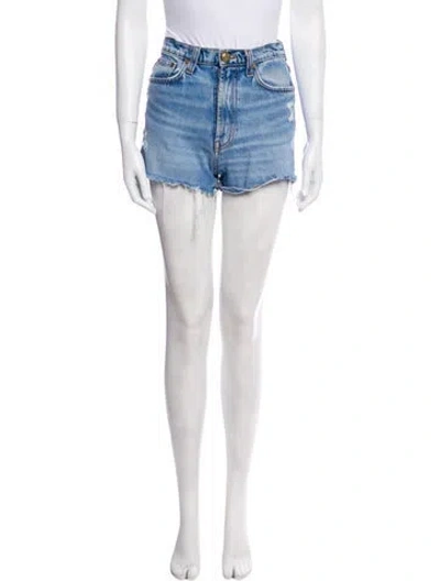 Pre-owned Aviator Nation Mini Shorts In Blue