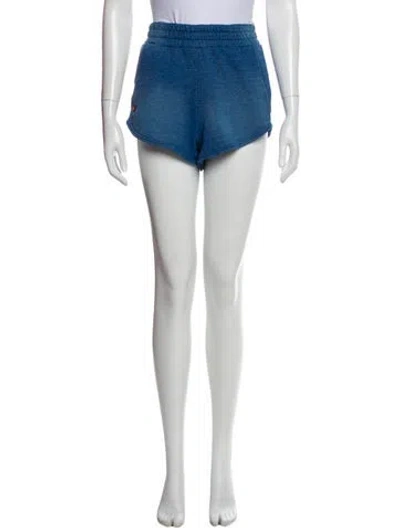 Pre-owned Aviator Nation Mini Shorts In Blue