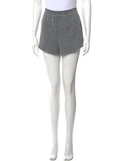 Pre-owned Aviator Nation Mini Shorts In Gray