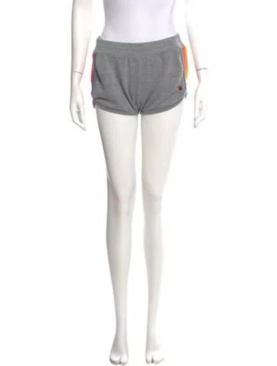 Pre-owned Aviator Nation Mini Shorts In Gray