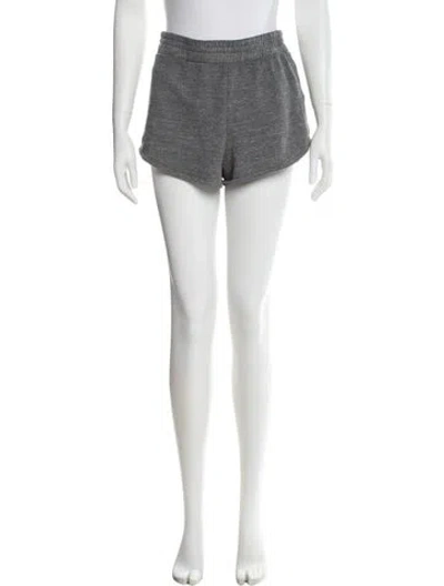 Pre-owned Aviator Nation Mini Shorts In Gray