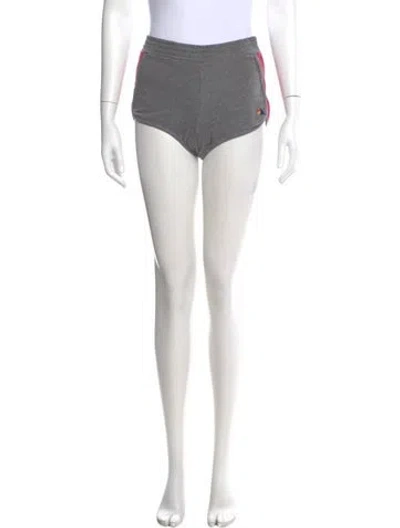Pre-owned Aviator Nation Mini Shorts In Gray