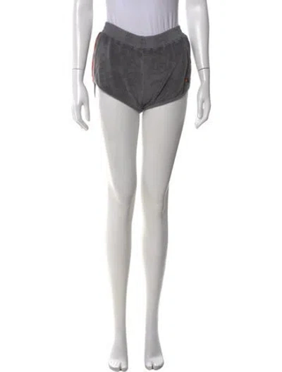 Pre-owned Aviator Nation Mini Shorts In Gray