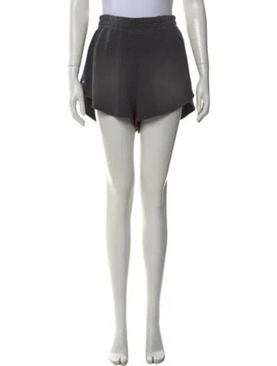 Pre-owned Aviator Nation Mini Shorts In Gray