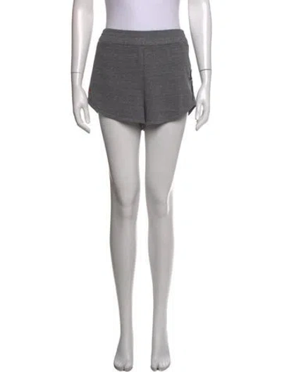 Pre-owned Aviator Nation Mini Shorts In Grey